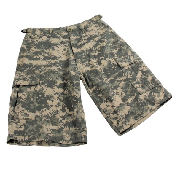 Rothco Military G.I Desert Digital Camo BDU Tactical Cargo Shorts Size Small - Picture 3 of 5